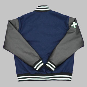 Veste universitaire en cuir de laine de haute qualité personnalisée pour hommes hiver Baseball Letterman manteau toile nouvelle rue avant - Product Image 6