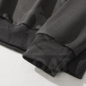 Sudadera con Capucha Personalizada con Logotipo de Diamantes de Imitación, Fabricación OEM, Sudadera para Hombre, 100% Algodón, Forro Polar, Moda de Invierno, GOAT REPUBLIC SPORTS, Ropa Urbana - Product Image 3