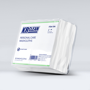 Krclean ผ้าเช็ดทำความสะอาดสำหรับผู้หญิงเนื้อนุ่มซึมซับได้ดีแบบใช้แล้วทิ้งผลิตภัณฑ์ดูแลส่วนบุคคลจากโรงงานเวียดนาม - Product Image 1