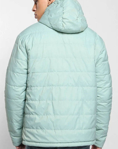 Veste matelassée en toile d'hiver pour homme, style streetwear, grande taille, grande capacité, fine, respirante, design OEM personnalisable - Product Image 3