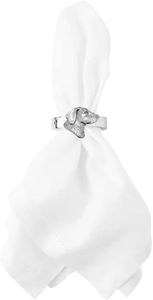 Cabeza de perro Labrador, Peltre inglés fino en una bufanda, servilletero de Metal para mesa de fiesta, piezas de centro, decoración única para el hogar, servilletero - Product Image 2