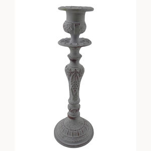 Bougeoir élégant en métal gris cuivre Anti-bougie européenne Table à manger de mariage Fête de Noël Derniers accessoires - Product Image 2