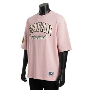 Camiseta Premium para Hombre, Corte Cuadrado, con Apliques Suaves y Logotipo Bordado, Estilo Urbano, 100% Algodón, Ajuste Holgado, Estampada - Product Image 4