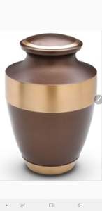 Incroyable nouvelle urne funéraire en métal laiton bleu argent style américain pour adulte animal personnalisé logo fait fournitures funéraires - Product Image 4