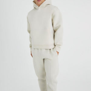 Chándal de invierno para hombre hecho a medida de alta calidad, conjunto de ropa deportiva de gran tamaño de 2 piezas, estilo de calle, etiqueta privada aceptada - Product Image 3