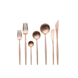 Ensemble de couverts design en acier inoxydable moderne, vaisselle, couverts, finition polie miroir, passe au lave-vaisselle, pour la maison et l'hôtel - Product Image 3