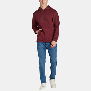 Sweats à capuche sans cordon en coton biologique thermique de haute qualité pour hommes Streetwear personnalisés vierges et sweatshirts à capuche - Product Image 5