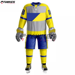 2024 diseño superior uniforme de hockey sobre hielo camisetas de fútbol para hombres conjuntos de ropa para niños y niñas uniforme de hockey sobre hielo sin mangas - Product Image 2