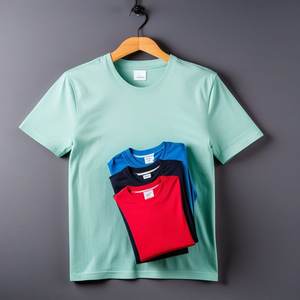 เสื้อยืดผ้าฝ้ายแท้ 100% ผลิตตามสั่ง ขายส่งสำหรับร้านค้าปลีกและผู้ค้าส่ง ผลิตในบังกลาเทศ สีและขนาดตามสั่ง บริการ OEM - Product Image 3