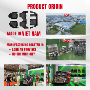 Suelo de TPE Premium All Weather 60x70cm Negro Alta calidad 3mm Juego completo Hon Da de Vietnam 2 años de garantía - Product Image 4