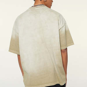 เสื้อยืดผู้ชายแบบวินเทจเสื้อยืดผ้าฝ้ายโอเวอร์ไซส์ล้างได้พิมพ์โลโก้ - Product Image 2