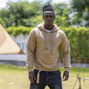 Sweat-shirt à manches longues en molleton mélangé pour homme avec poches kangourou - Product Image 6