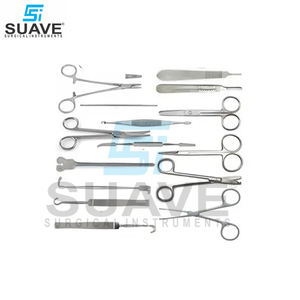 Venta al por mayor tarifa mejor producto de acero inoxidable nueva llegada juegos de instrumentos de vendaje quirúrgico por SUAVE instrumentos quirúrgicos - Product Image 5