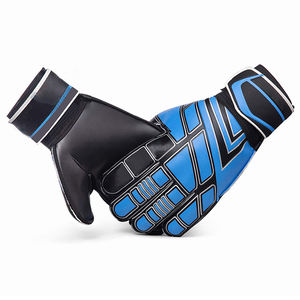 Gants de gardien de but de football pour enfants, garçons, jeunes et adultes, paumes en latex à forte adhérence avec protection des doigts amovible - Product Image 2