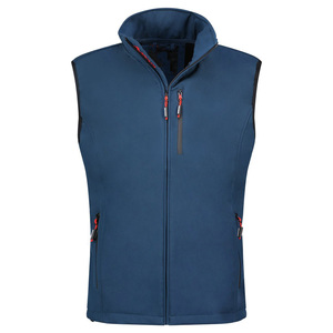 Chaleco Softshell con cremallera Indemand, chaleco cortavientos ligero para hombres, chaleco transpirable personalizable para exteriores con logotipo personalizado - Product Image 2