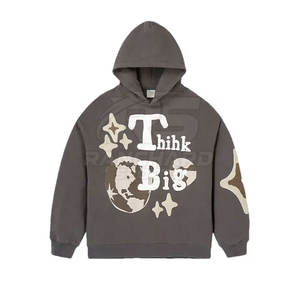 Prix raisonnable Meilleures ventes Sweat-shirts à impression en relief Streetwear Vente chaude Sweat-shirts à impression en relief - Product Image 6