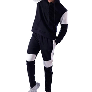 Conjunto Deportivo para Hombre con Bloques de Color, Sudadera con Capucha y Pantalones Deportivos, Ropa Deportiva, Estilo Urbano, Ropa de Fitness, Chándales para Hombre - Product Image 2