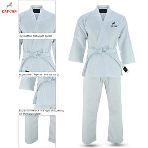 Uniforme de Karate Profesional para Artes Marciales, Conjuntos con Logotipo Frontal, Alta Calidad, 100% Algodón, Ligero y Ecológico - Product Image 2