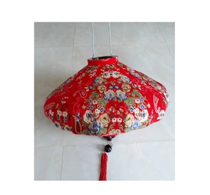 Vietnam gros traditionnel bambou lanterne décorative soie pendentif pour lumière hôtel maison Restaurant déco peint à la main Technique - Product Image 6