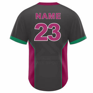 Camiseta de Béisbol para Hombre Más Vendida, Camiseta de Béisbol de Secado Rápido para Hombre, Nuevo Diseño, Uniforme de Béisbol Personalizado para Hombre - Product Image 6