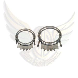 Couronne 2-3 pouces bricolage en aluminium veau sevrage Instrument vétérinaire empêcher vache mouton lait sucer pointes bétail compagnon OEM - Product Image 4