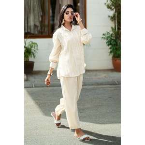 ชุดเซ็ต IUSTTS-957 ลายริ้วหยักสีสันสไตล์โบฮีเมียน ไซส์ XS/XS ความยาวเหนือเข่า ชุดฤดูใบไม้ผลิ/ฤดูร้อน ชุดสองชิ้น - Product Image 5