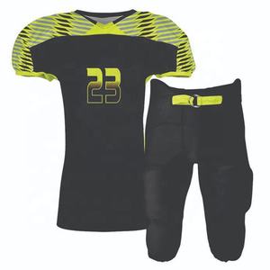 Uniformes de Fútbol Americano Personalizados de Poliéster/Nailon para Adultos, Conjuntos de Pantalones y Camisetas Transpirables Sublimadas para Clubes y Escuelas Secundarias - Product Image 3