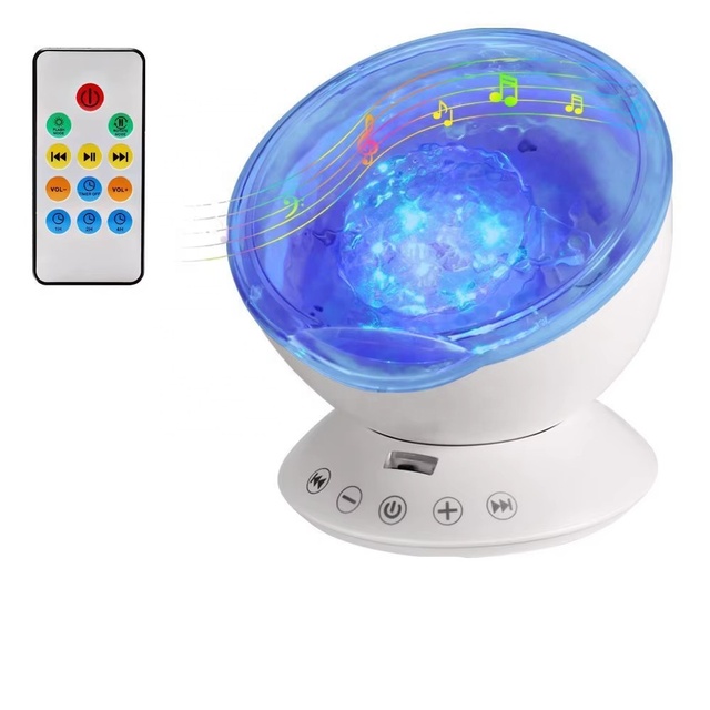 Ocean Wave Starry Sky Aurora LED Night Light Projector USB Remote Control