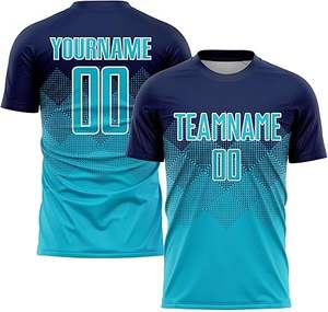 Nuevo estilo, uniforme de fútbol profesional para niños, 100% poliéster, calidad Premium, Color sólido, calidad Premium, último diseño a la venta - Product Image 2