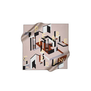 Luxury Designer Digital Print Satin Silk <b>Square</b> <b>Scarf</b> 90x90 - Product Image 1
