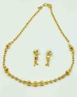 Colliers en perles plaquées or micro 14K 18K 24K, colliers courts, bijoux en laiton rempli d'or, Oro Joyeria, vente en gros de mode