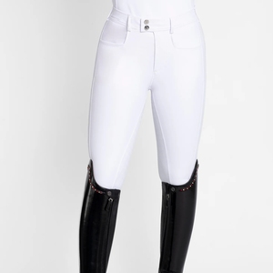 Culotte équestre au design élégant rayure brillante coupe confortable vêtements personnalisés en vrac vente en gros équitation Jodhpurs pantalon pour femmes - Product Image 2