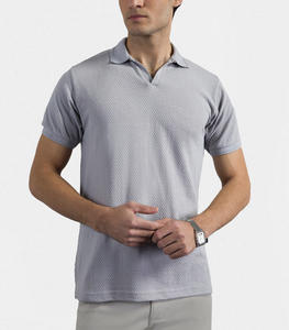T-shirts décontractés unisexes pour hommes en polyester respirant et coton à séchage rapide, à manches courtes, couleur unie, 180g, vente chaude - Product Image 3
