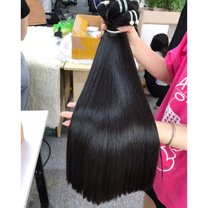 Meilleure qualité SDD luxe os droit Remy 100% Extensions humaines naturelles pour les femmes noires Machine Double trame origine vietnamienne - Product Image 1