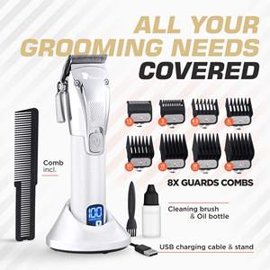 Cortadora de Pelo Profesional para Hombre, Inalámbrica, Turbo Power, con Corte Preciso, Alimentación USB y por Batería, para Barberos - Product Image 4