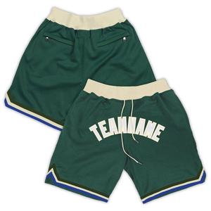 Shorts de basket-ball pour hommes Just Men Don, en maille respirante, coupe athlétique, design en polyester sublimé avec des étoiles bleu marine magiques - Product Image 2