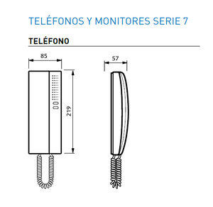 Telefono Universale Serie 7 (Tegui 374240) - Product Image 2