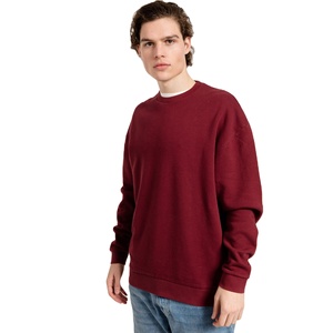 Jersey de algodón de gran tamaño personalizable, Sudadera de cuello redondo para hombre, moda de invierno con logotipo de bolsillo de canguro, camisa térmica OEM - Product Image 3