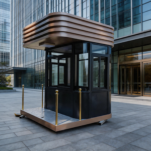 Cabina di Sicurezza in Acciaio Zincato a Forma di Arco |   Chiosco Portatile per Controllo Passaggi per Comunità e Sicurezza Pubblica - Product Image 1