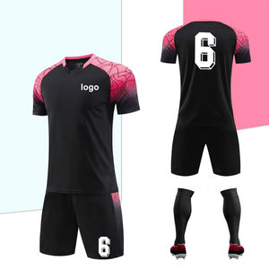 Camiseta de fútbol de poliéster transpirable 2025, V barata con cuello en camiseta de fútbol, juegos de corte automatizados para adultos - Product Image 4