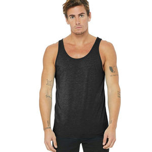 Débardeur en jersey Black Fleck Tri-blend DTG Printing Tank Tops - Product Image 1