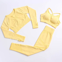 Ensemble de sport 3 pièces respirant et écologique pour femme, grande taille, imprimé, séchage rapide, antibactérien, coupe-vent