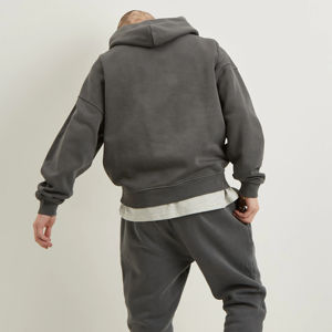 Sudadera con capucha de talla grande, sudadera con Logo a la moda, Jersey informal para hombre, forro polar con capucha, ropa informal estilo Hip Hop para hombres de talla grande, térmica - Product Image 3