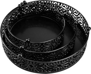 Suministro directo de fábrica Soporte de pastel de metal clásico 3 Set Elegancia atemporal para su ocasión especial disponible a un precio asequible - Product Image 2