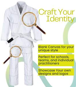 Kimono léger Jiu Jitsu Gi brésilien de qualité supérieure uniforme d'arts martiaux personnalisé compétition d'entraînement de grappling durable en gros - Product Image 3