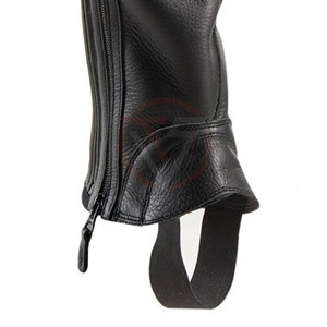 2026 New Arrival Leather Equestrian <b>Chaps</b> <b>Half</b> <b>Chaps</b> Horse Riding Equipment Wholesale Price OEM Service By Toffy Sports - Product Image 4