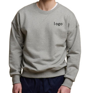 Sweat-shirt à capuche pour homme en coton 100% col rond manches longues décontracté chaud écologique respirant numérique pour l'hiver - Product Image 1