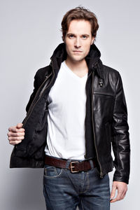 Luxury Style High Street Men's Leather Bomber <b>Jacket</b> Custom MOQ Flash Sale Factory Proper Design Men's Leather Bomber <b>Jacket</b> - Product Image 6