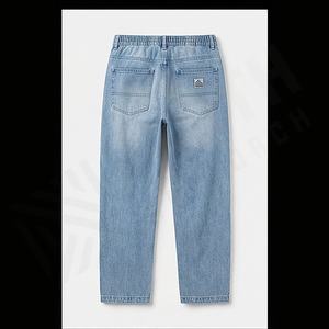 กางเกงยีนส์ทรงแบ็กกี้ผู้ชายรุ่นใหม่ สวมใส่สบาย ดีไซน์ทันสมัย ทรงคาร์โก้ ผ้าเดนิมเคลือบแว็กซ์ ทรงหลวม สไตล์ลำลอง ทนทาน รับสั่งทำสีตามต้องการ - Product Image 2