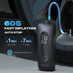 Batería + Fuente de alimentación de carga para automóvil Inflador de neumáticos digital <span class=keywords><strong>Compresor</strong></span> de aire portátil para automóvil - Product Image 3